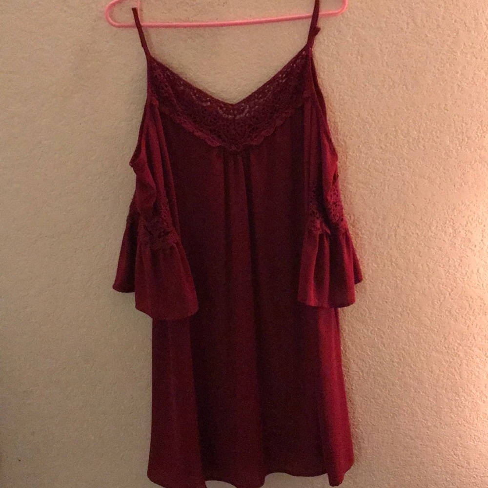 red dress